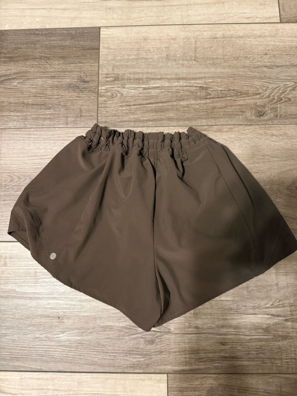 CALIA by Carrie Underwood Brown Athletic Running Shorts - Picture 4 of 5